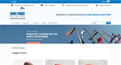 Desktop Screenshot of deriemasten.nl